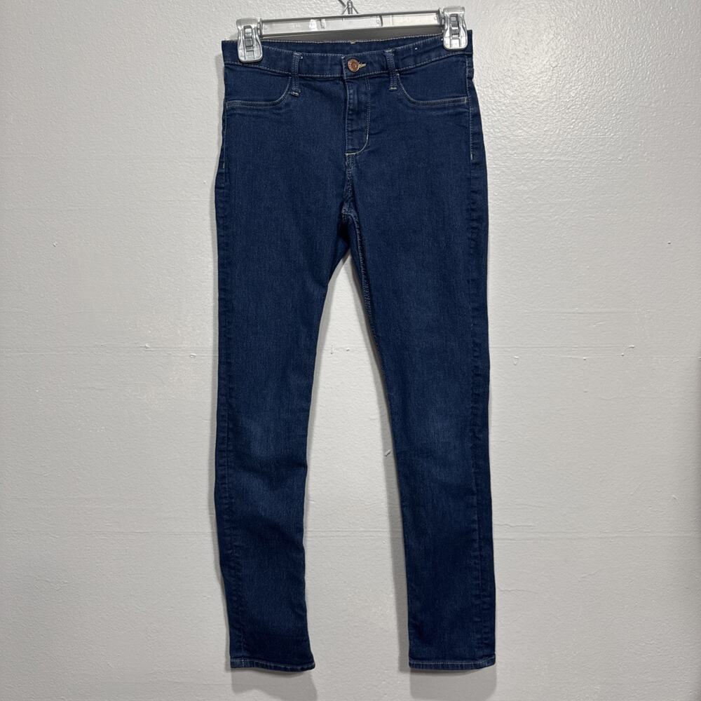 &Denim Girls Jegging Jeans Sz 12 Slim Fit Blue Denim Pants Stretch Casual School